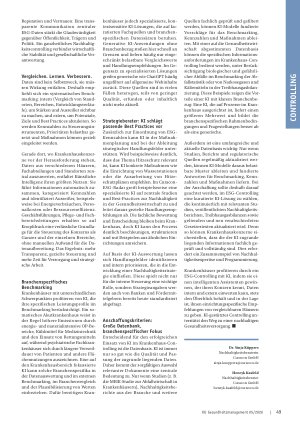 Vorschauseite 2: Klinikcontrolling neu gedacht: ESG und KI im Doppelpack. Smarte Kennzahlen, Benchmarks und Analysen für zukunftsfähige Kliniken