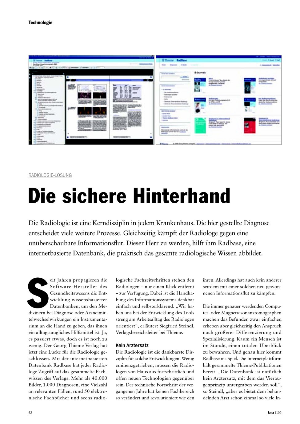 Vorschauseite 1: Die sichere Hinterhand