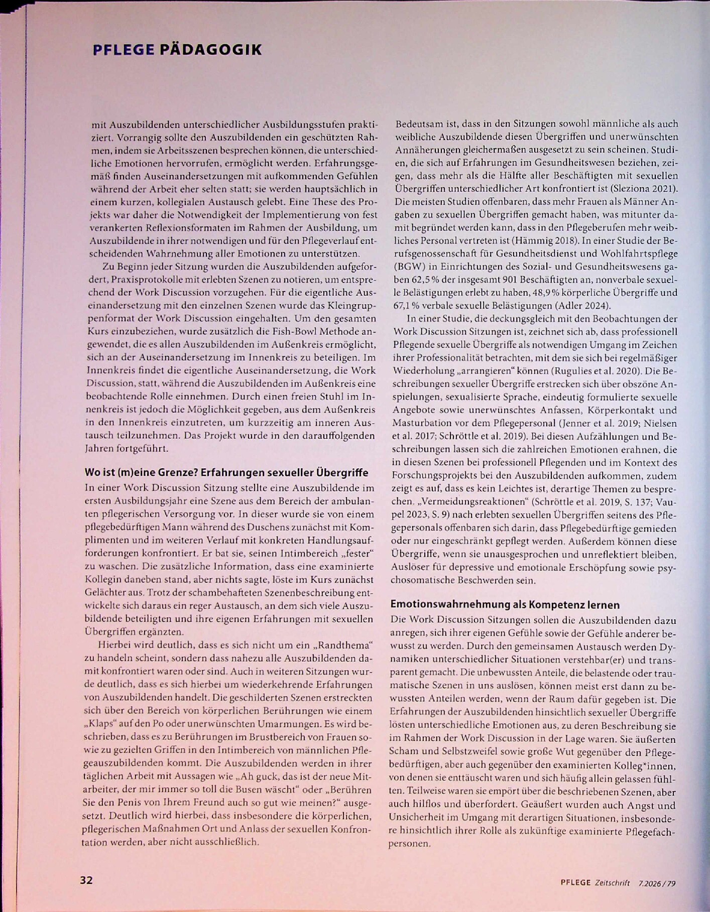 Vorschauseite 3: Gefühlsarbeit: Zwischen Scham und Ohnmacht