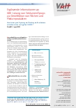 Vorschauseite 1: Ergänzende Informationen zur VAH-Listung von Schäumen/Sprays zur Desinfektion von Flächen und Medizinprodukten.