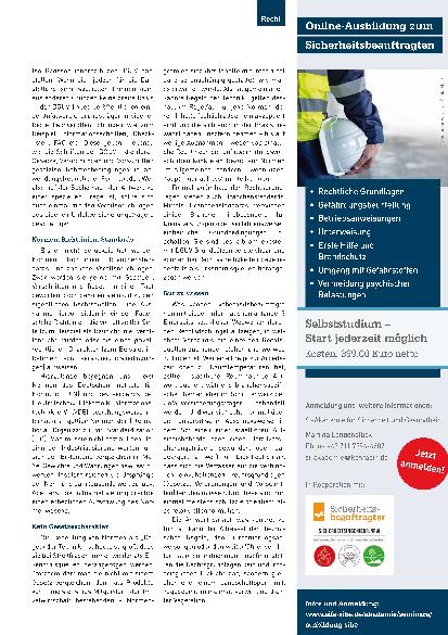 Vorschauseite 5: Wegweiser durch den Vorgaben-Dschungel – Teil 2: Vorschriften, Regeln und Co.