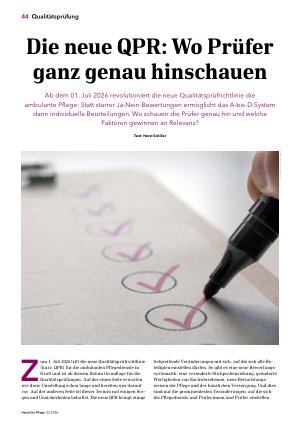 Vorschauseite 1: Die neue QPR: Wo Prüfer ganz genau hinschauen