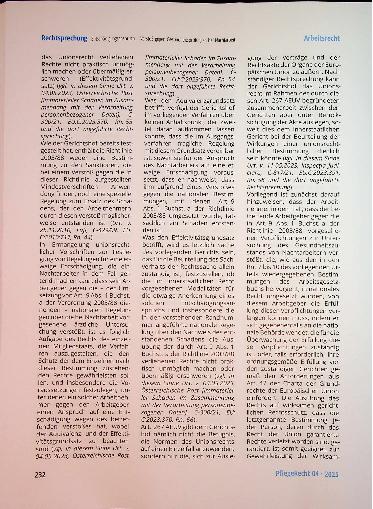 Vorschauseite 5: Zum Anspruch auf eine Entschädigung wegen des Verstoßes gegen die Verpflichtungzur Überprüfung des Gesundheits zustands von Nacht arbeitern