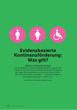 Vorschauseite 1: Evidenzbasierte Kontinenzförderung: Was gilt?