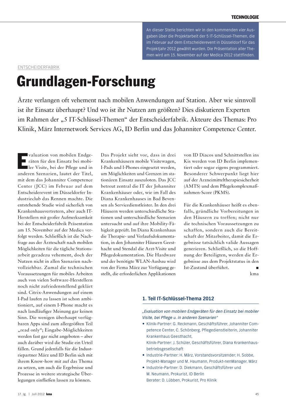 Vorschauseite 1: Grundlagen-Forschung