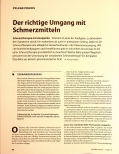 Vorschauseite 1: Der richtige Umgang mit Schmerzmitteln