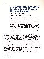 Vorschauseite 1: Arzneimittelwechselwirkungen beim Einsatz von DOAK in der klinischen Onkologie