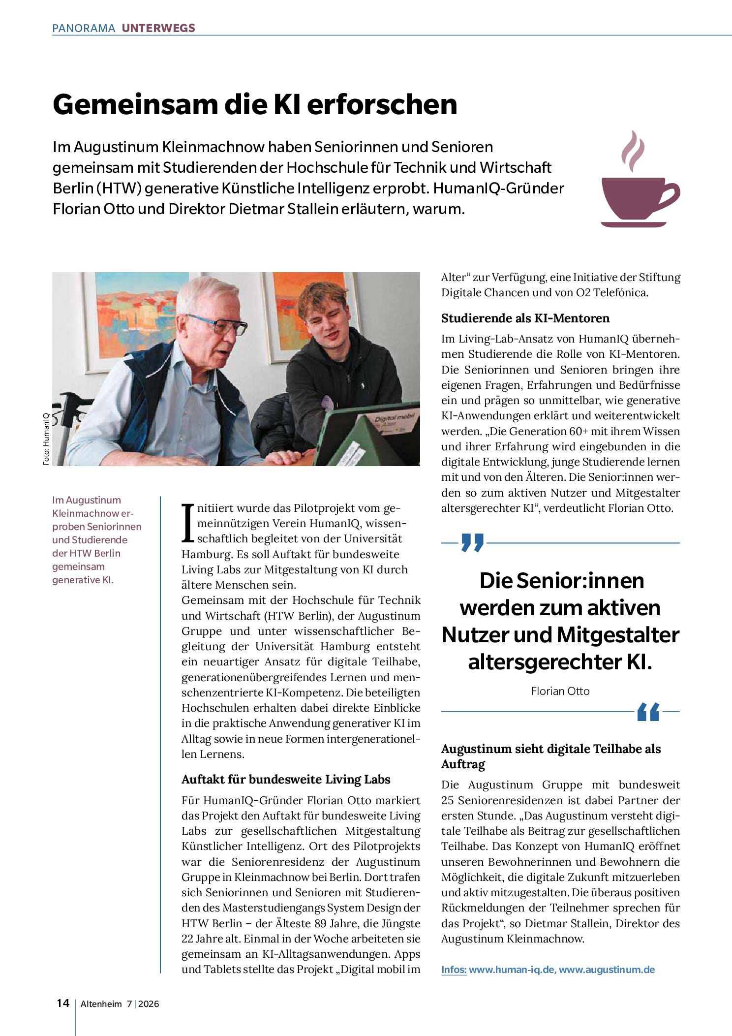 Vorschauseite 1: Gemeinsam die KI erforschen