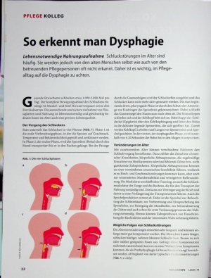 Vorschauseite 1: So erkennt man Dysphagie