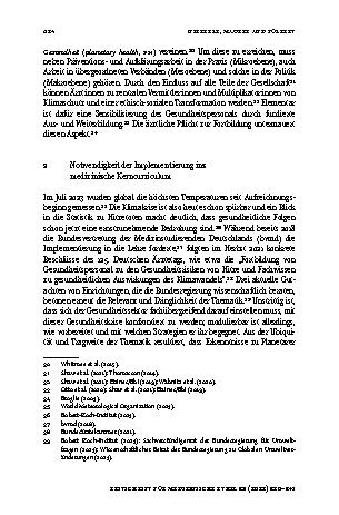 Vorschauseite 5: Planetare Gesundheit im Medizinstudium: Praxisbeispiel Klimasprechstunde und curriculare Perspektiven
