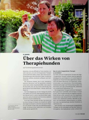 Vorschauseite 1: Über das Wirken von Therapiehunden