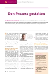Vorschauseite 1: Den Prozess gestalten
