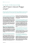 Vorschauseite 1: Ex-Vivantes-Chefin Andrea Grebe „Wir Frauen müssen Flagge zeigen“