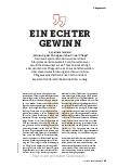 Vorschauseite 2: Ein echter Gewinn