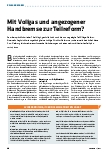 Vorschauseite 1: Mit Vollgas und angezogener Handbremse zur Teilreform?