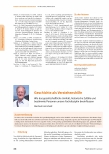 Vorschauseite 1: Geschichte als Verstehenshilfe: Wie das gesellschaftliche Umfeld, historische Zufälle und bestimmte Personen unsere Fachdisziplin beeinflussen