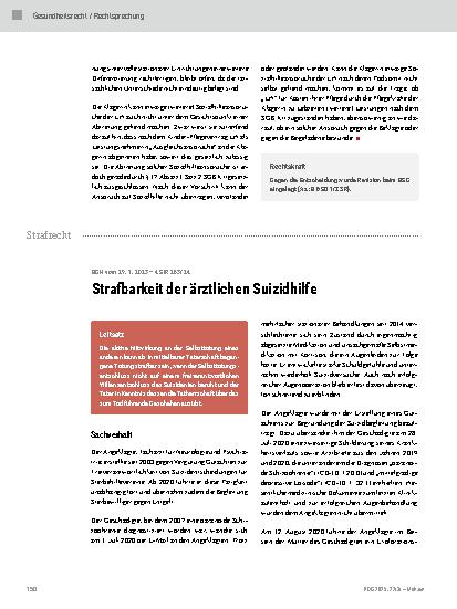 Vorschauseite 4: Postmortaler Übergang von Versorgungsansprüchen auf einen ambulanten Pflegedienst