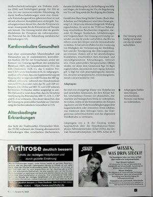 Vorschauseite 4: Tief verwurzelt Neue Forschungsarbeiten über Ginseng