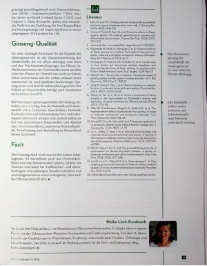 Vorschauseite 6: Tief verwurzelt Neue Forschungsarbeiten über Ginseng