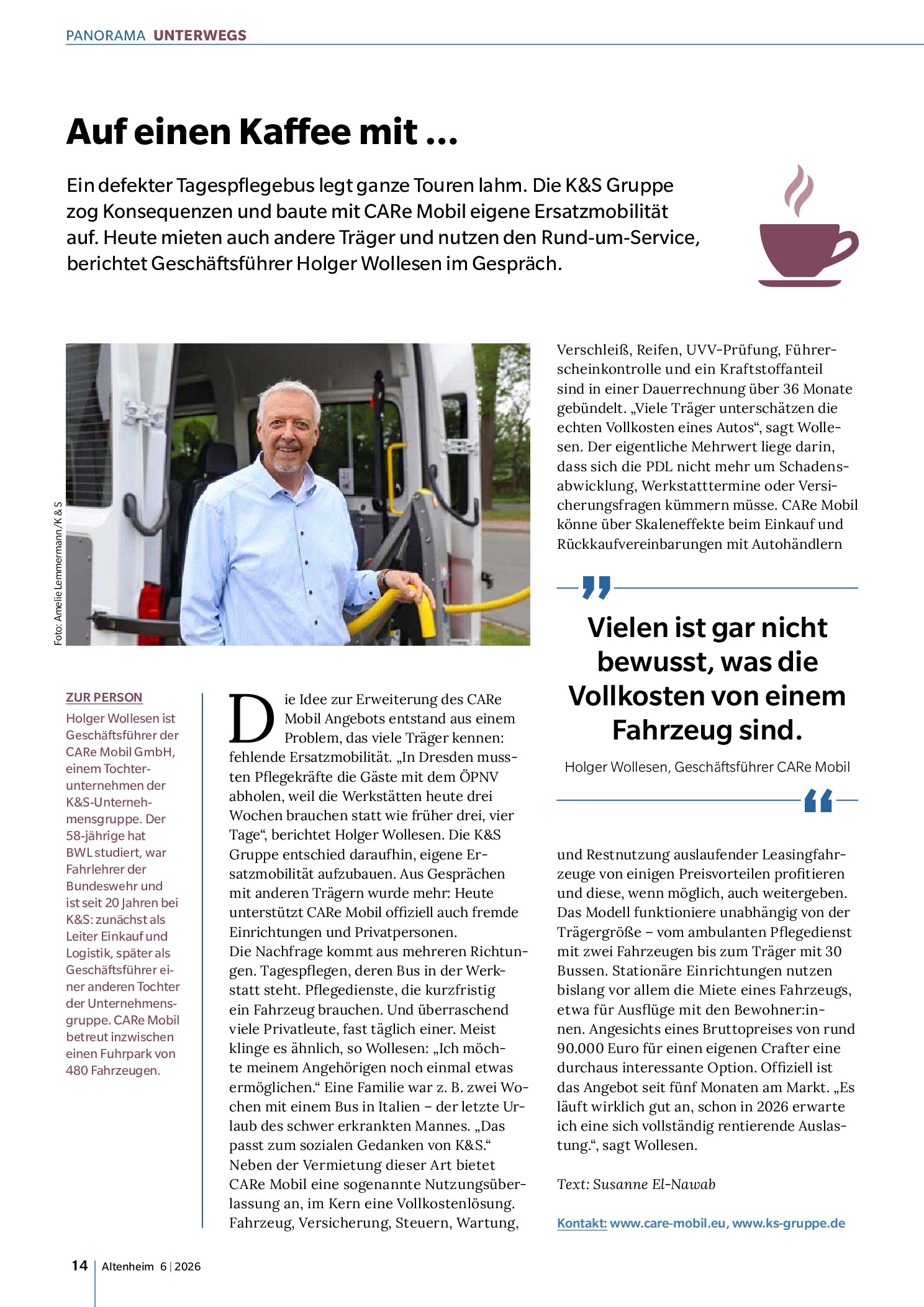 Vorschauseite 1: Auf einen Kaffee mit …