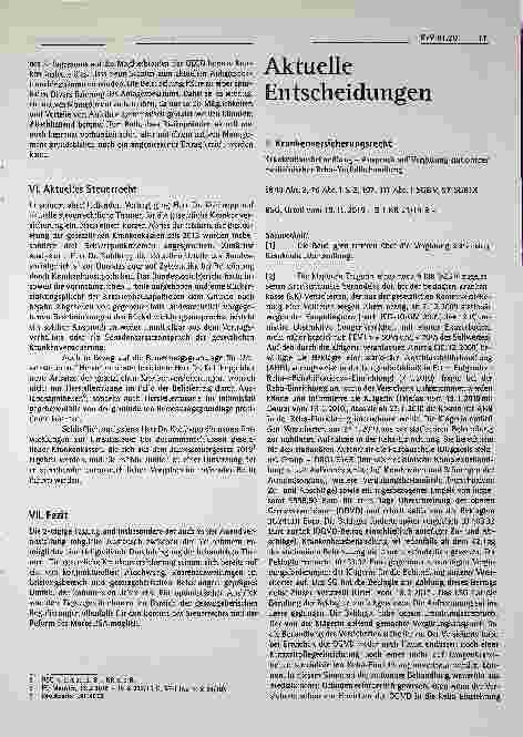 Vorschauseite 1: Aktuelle Entscheidungen