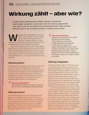 Vorschauseite 1: Wirkung zählt - aber wie?
