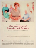 Vorschauseite 1: Das wünschen sich Menschen mit Demenz! Erkenntnisse aus den Gesprächen mit einer Selbsthilfegruppe