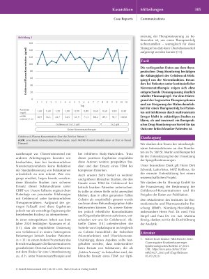 Vorschauseite 5: Cefiderocol zur Behandlung von Infektionen bei kritisch kranken Patienten: Fallserie mit Daten aus dem therapeutischen Drug-Monitoring