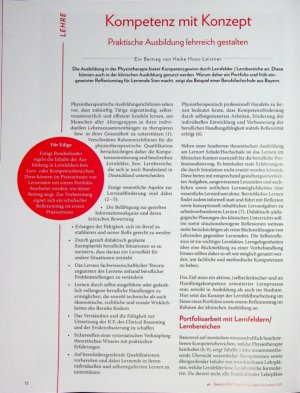 Vorschauseite 1: Kompetenz mit Konzept Praktische Ausbildung lehrreich gestalten