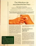 Vorschauseite 1: Das Mikrobiom der neurodermitischen Haut. Neue Anwendungsstudie: medizinische Hautpflege regeneriert Dysbalancen.