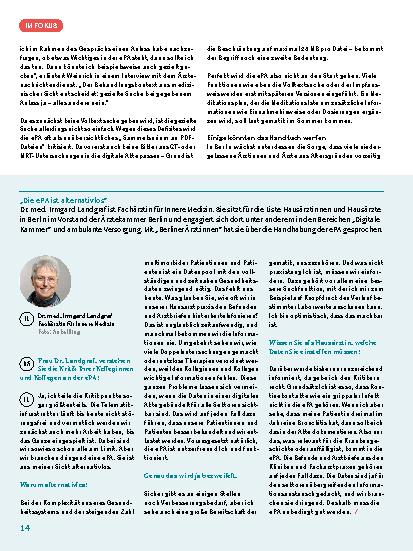 Vorschauseite 3: Die ePA für alle kommt: Was Ärztinnen und Ärzte jetzt erwartet