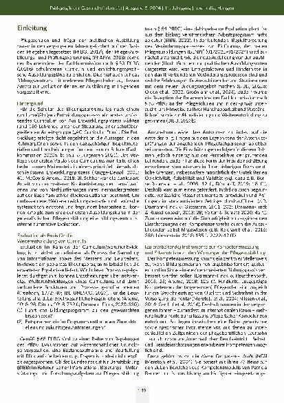 Vorschauseite 2: Einblick in den Ansatz einer summativen Evaluation der generalistischen Pflegeausbildung: Selbstund Fremdeinschätzungen zu erworbenen Kompetenzen und damit verbundenen Aspekten.