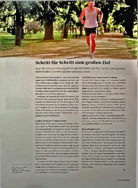 Vorschauseite 1: Schritt für Schritt zum großen Ziel