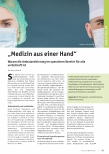 Vorschauseite 1: "Medizin aus einer Hand" Warum die Ambulantisierung im operativen Bereich für alle vorteilhaft ist