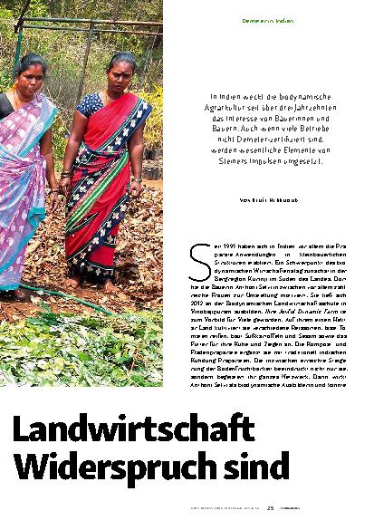 Vorschauseite 2: Wo Spiritualität und Landwirtschaft kein Widerspruch sind