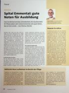 Vorschauseite 1: Spital Emmental: gute Noten für Ausbildung