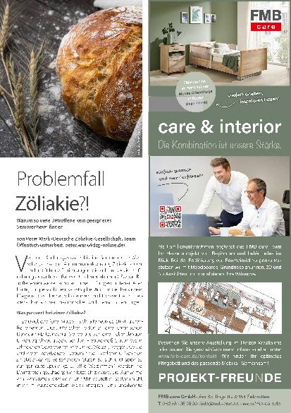 Vorschauseite 1: Problemfall Zöliakie?! Warum so viele Betroffene kein geeignetes Seniorenheim finden
