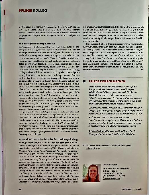Vorschauseite 3: Was gibt es Neues in der Diabetologie?