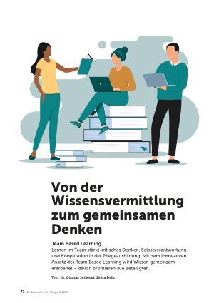 Vorschauseite 1: Von der Wissensvermittlung zum gemeinsamen Denken