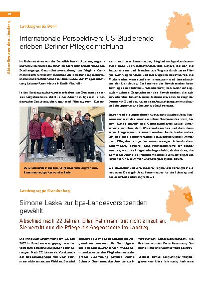 Vorschauseite 3: Aktuelles aus den Ländern