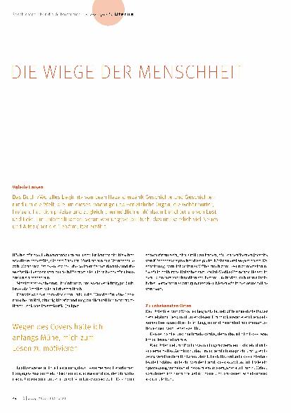 Vorschauseite 1: Die Wiege der Menschheit