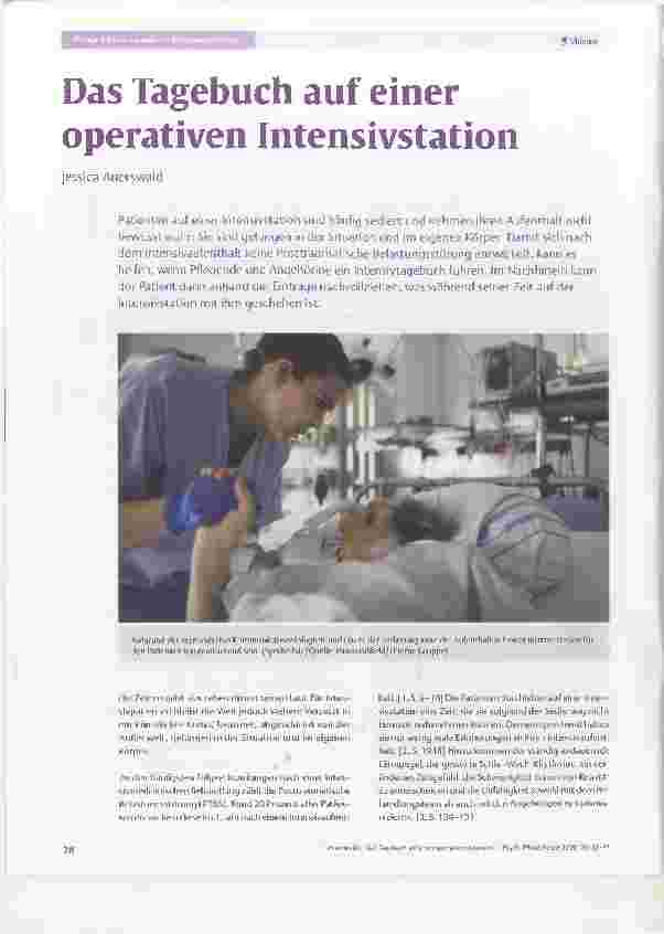 Vorschauseite 1: Das Tagebuch einer operativen Intensivstation