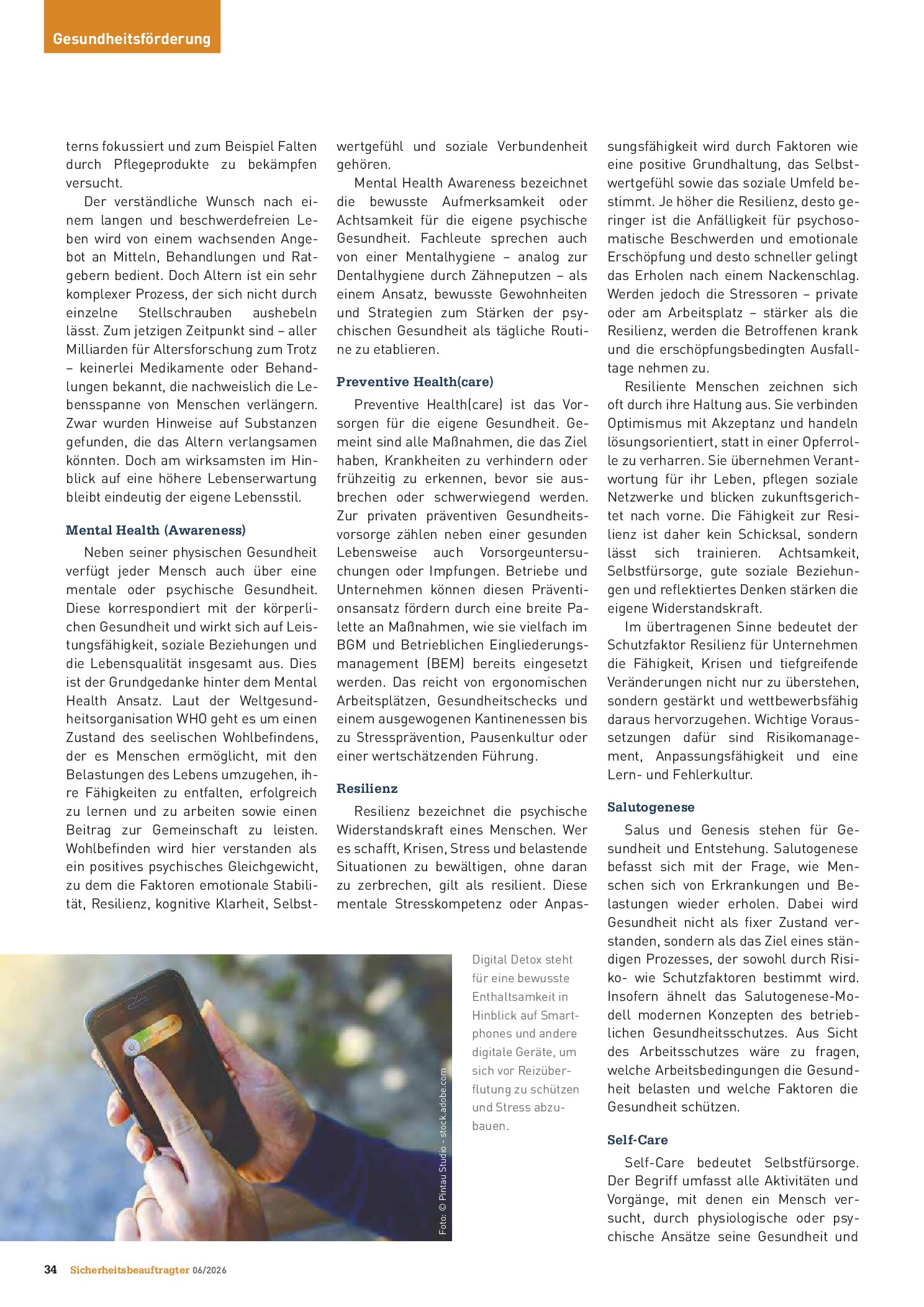Vorschauseite 3: Von Absentismus bis Wellbeing: Trendwörter und ihre Bedeutung. Buzzword-ABC im BGM