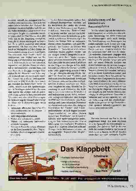 Vorschauseite 6: Die Pest gestern und heute - eine Infektionskrankheit der Armen?