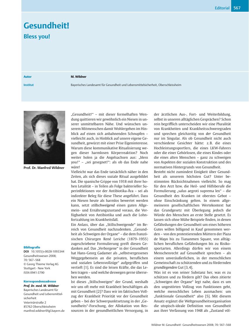 Vorschauseite 1: Gesundheit!