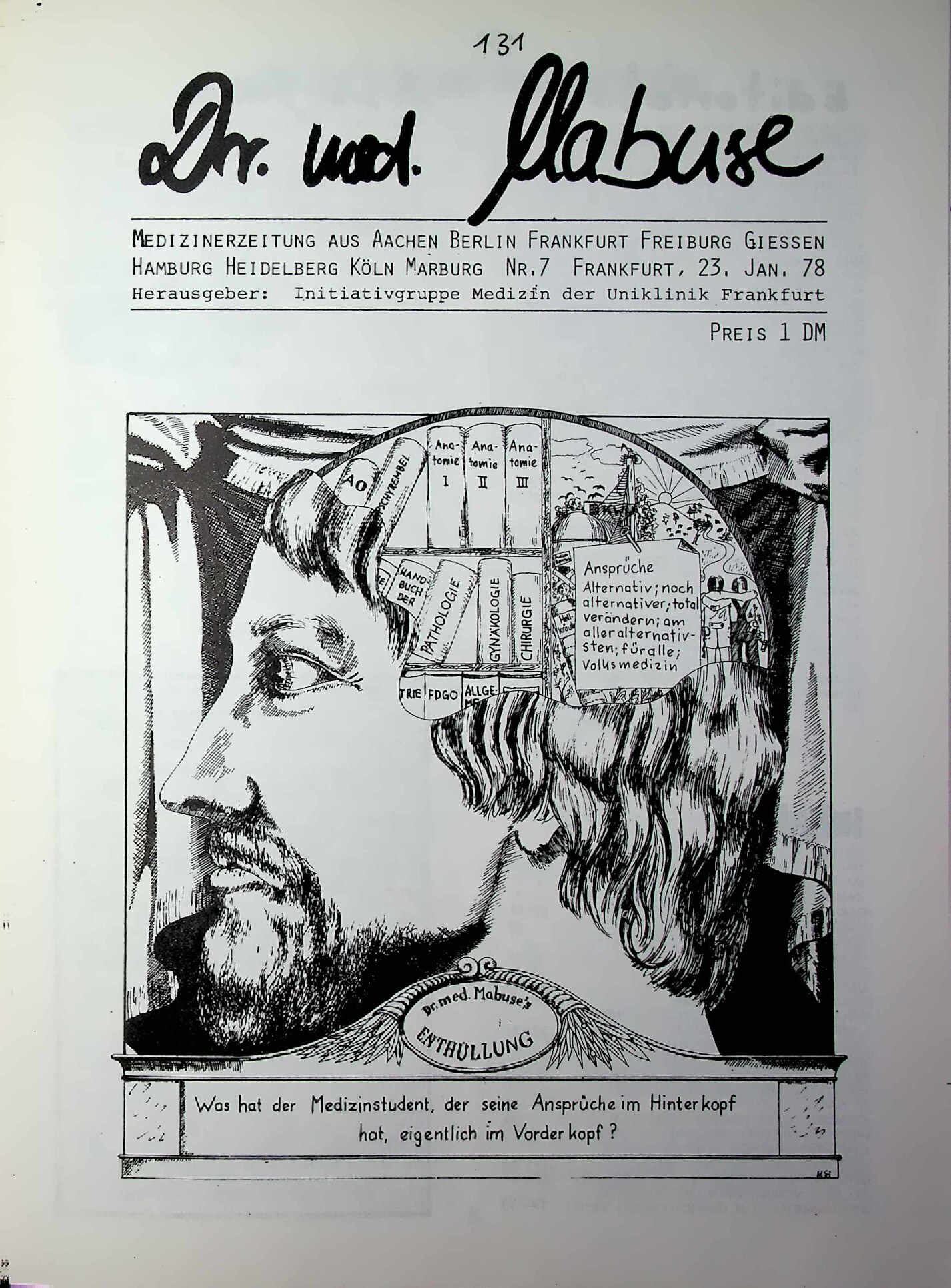 Vorschau: Dr. med. Mabuse Heft 7-1978