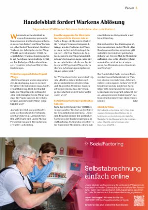 Vorschauseite 2: BEEP in Kra!t: Neue Anforderungen !ür ambulante Träger