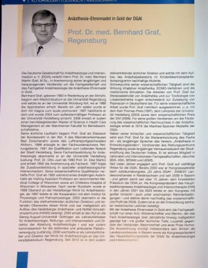 Vorschauseite 4: Jahreskongress der DGAI 2025