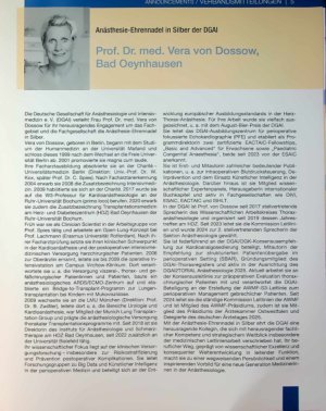 Vorschauseite 5: Jahreskongress der DGAI 2025