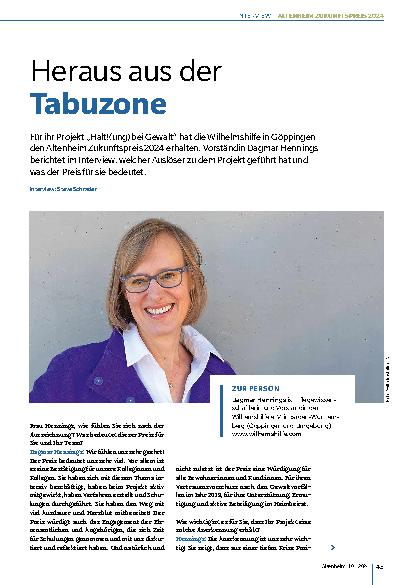 Vorschauseite 1: Heraus aus der Tabuzone